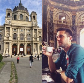 in the art museum in Vienna